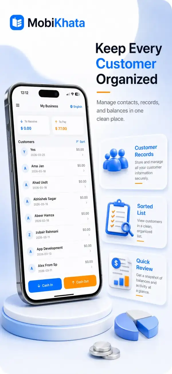 Mobikhata Multi-Language and Settings