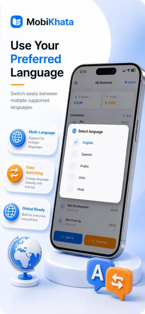 Mobikhata App Settings